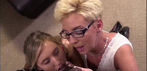  Taylor Lynn And Her Stepdaughter Take Care Of A BBC